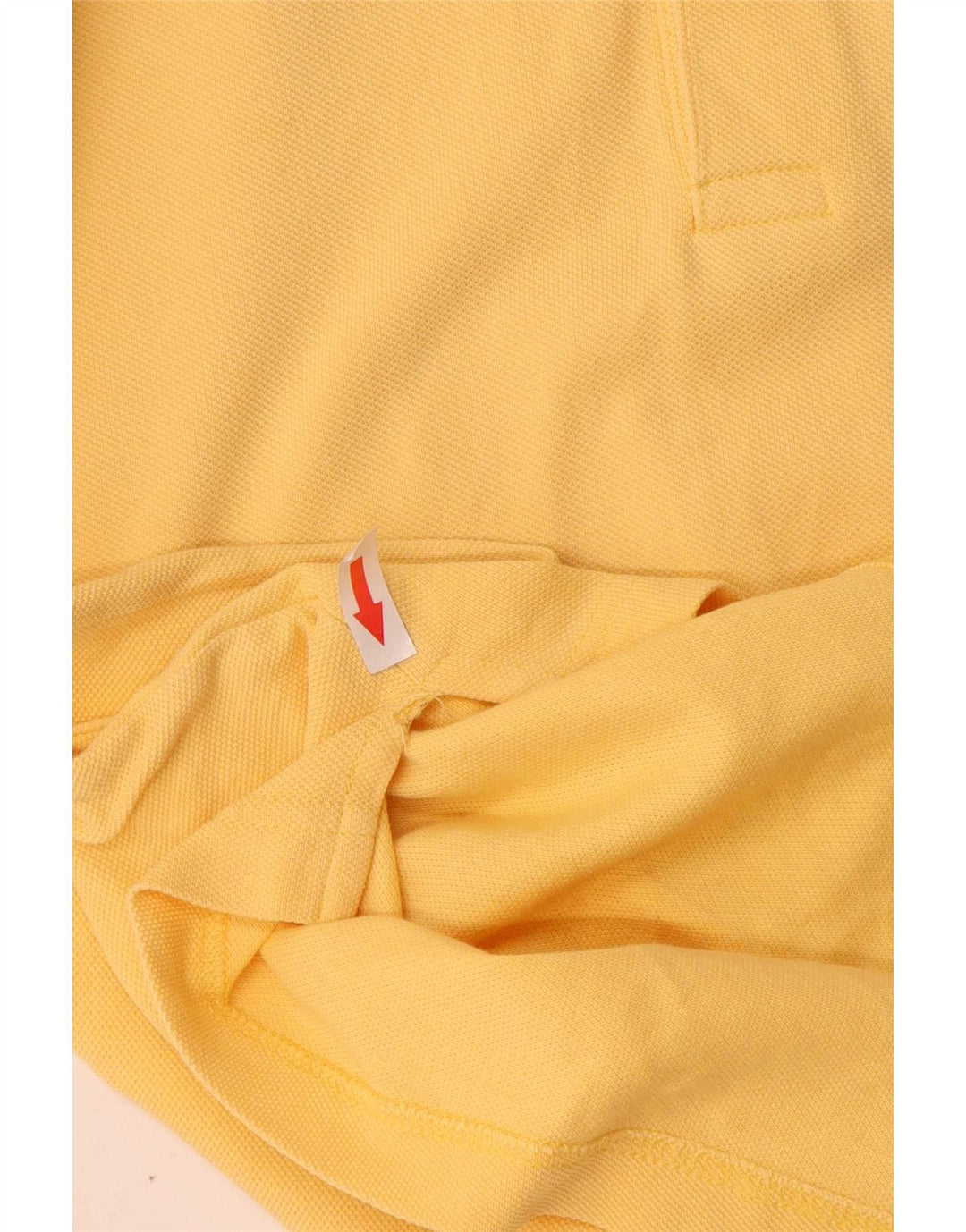 Asics Polo Homme Jaune Moyen Coton
