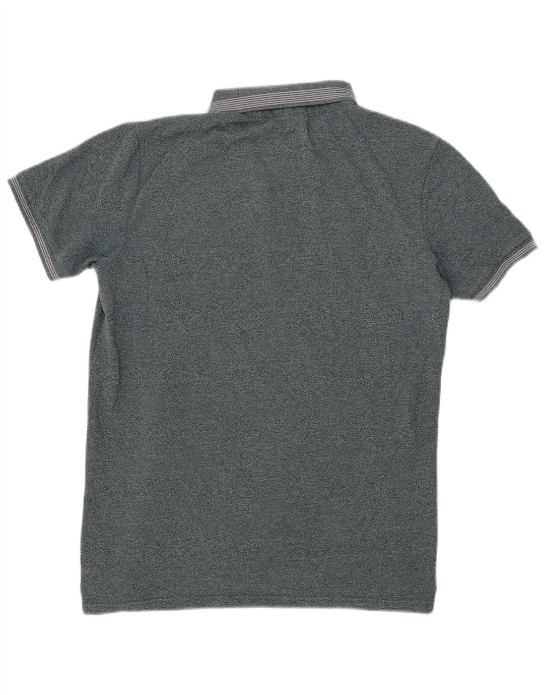 Benetton Polo Graphique Homme Vert Moyen Moucheté