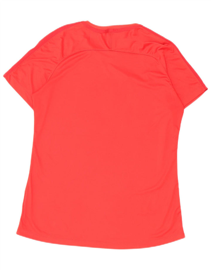 Nike Hommes Dri Fit T-Shirt Haut Large Rouge Polyester