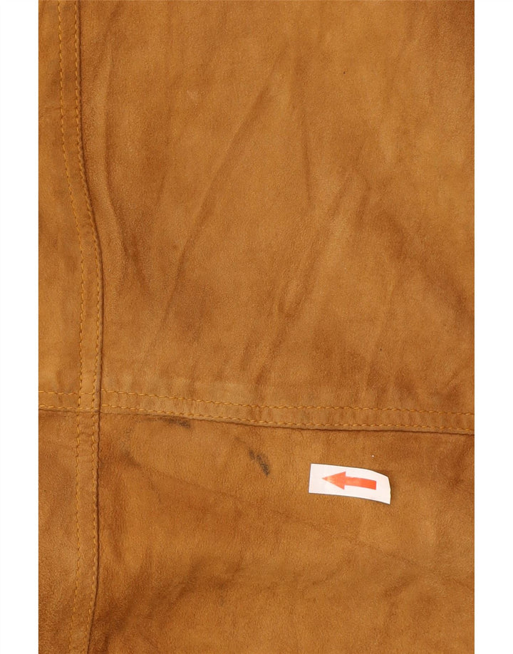 Conbipel Veste en Daim Homme Taille 58 2XL Cuir Beige
