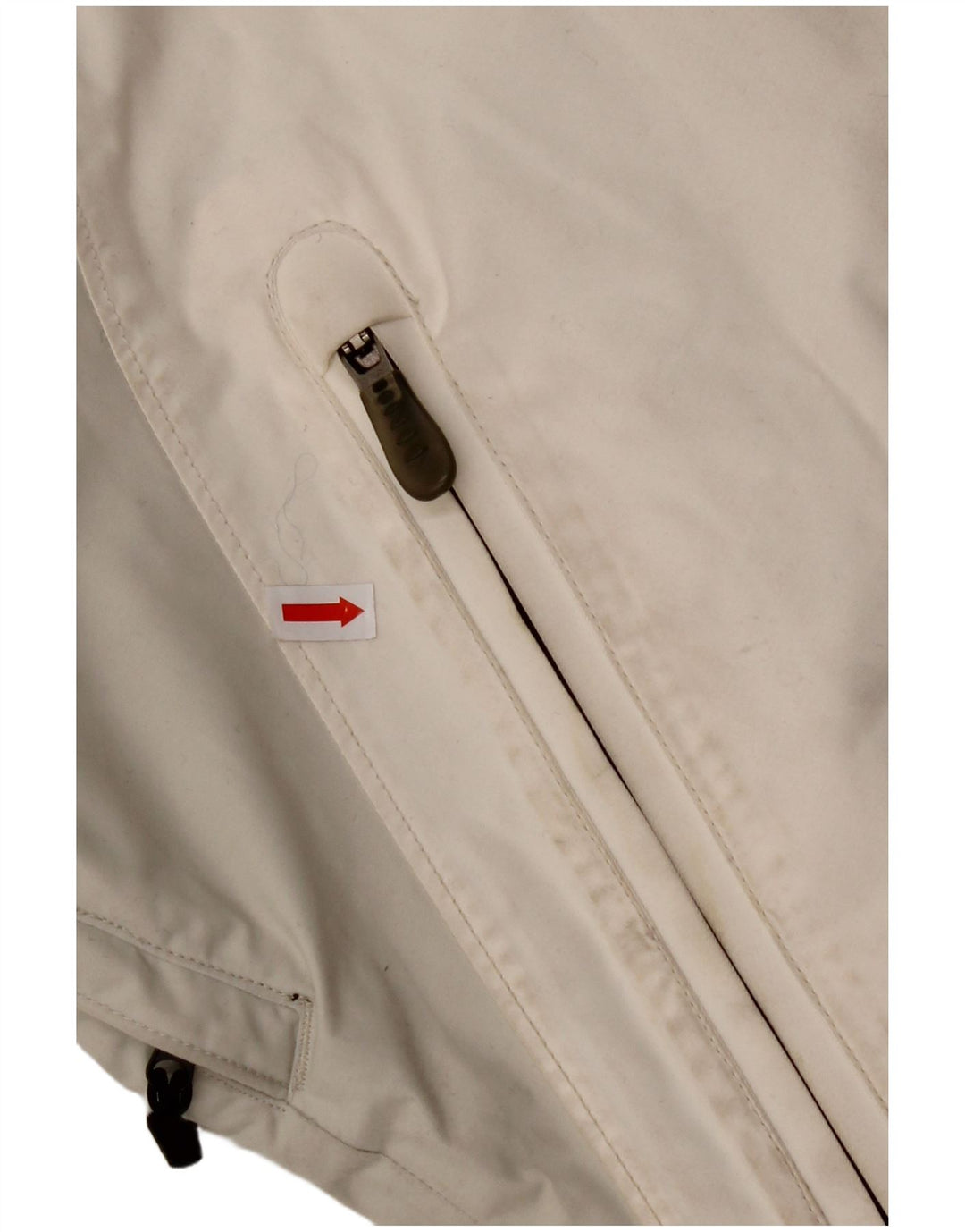 COLUMBIA Veste coupe-vent Titanium pour femme UK 16 Large Blanc Colorblock