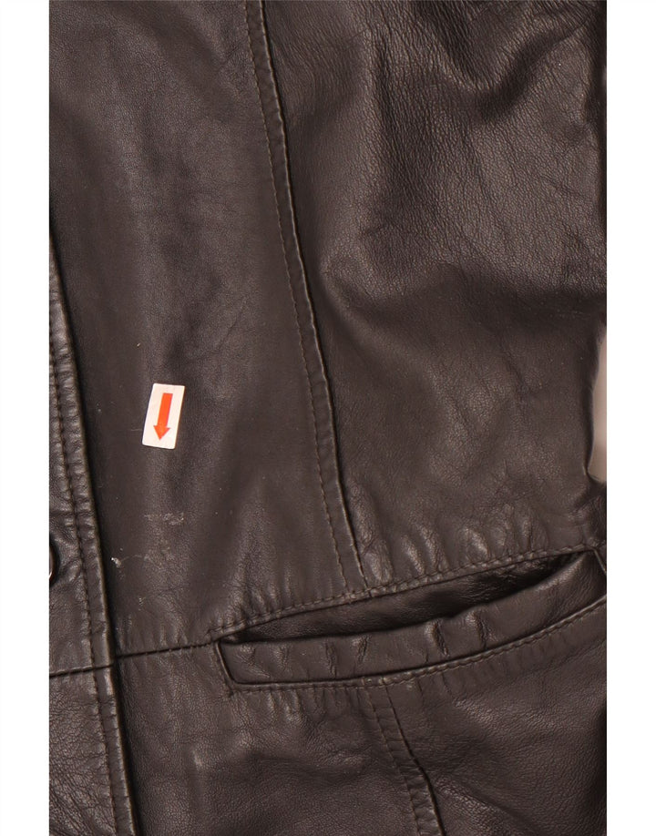 Gipsy Manteau en cuir pour femme UK 12 Marron moyen