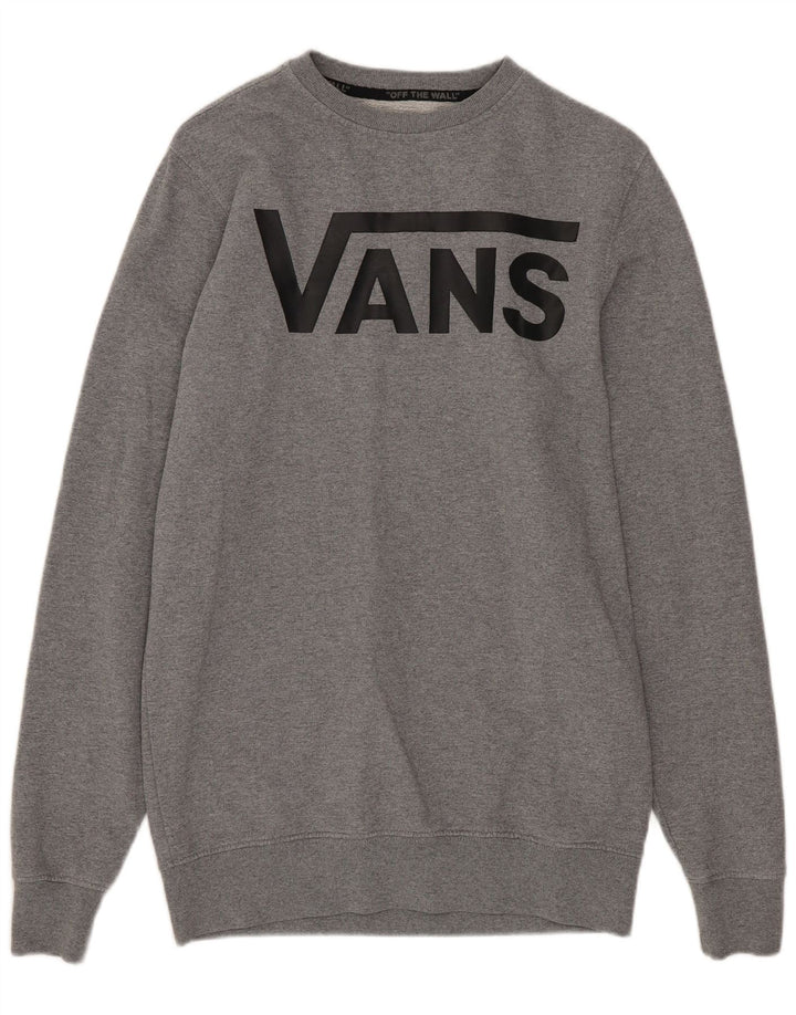 VANS Sweat-shirt pour homme XS en coton moucheté gris