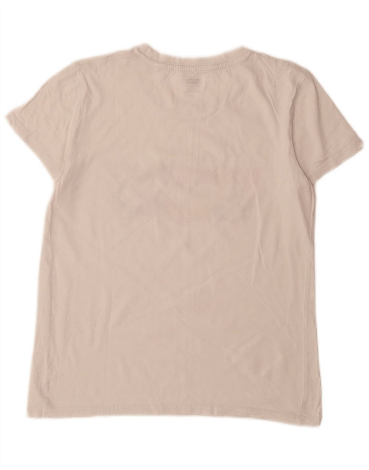 Levi's T-Shirt Graphique Femme UK 10 Small Blanc