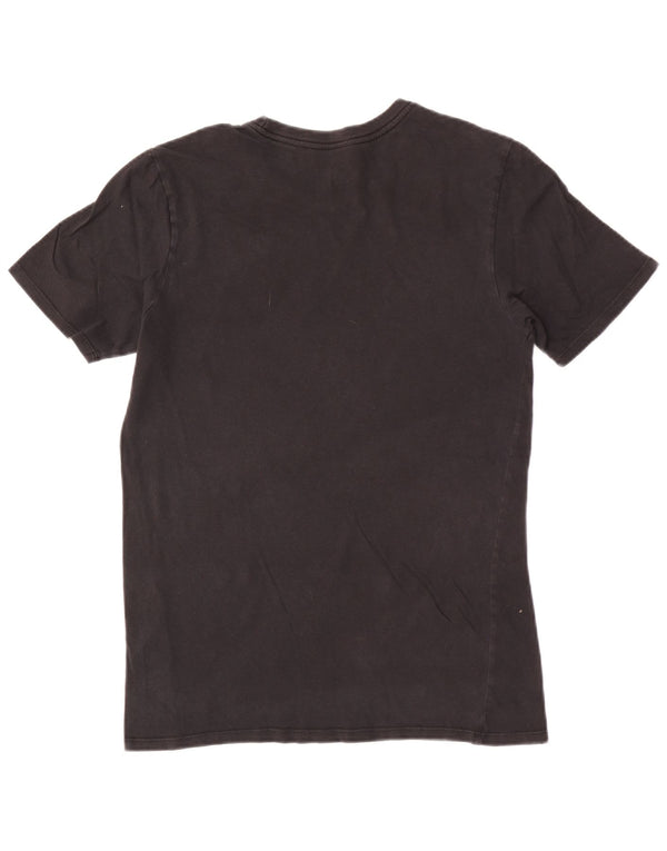 Nike T-shirt graphique coupe athlétique pour homme, petit, en coton noir