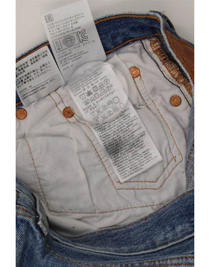 Levi's Jean Droit 501 Femme Bleu W28 L32 Coton Bleu
