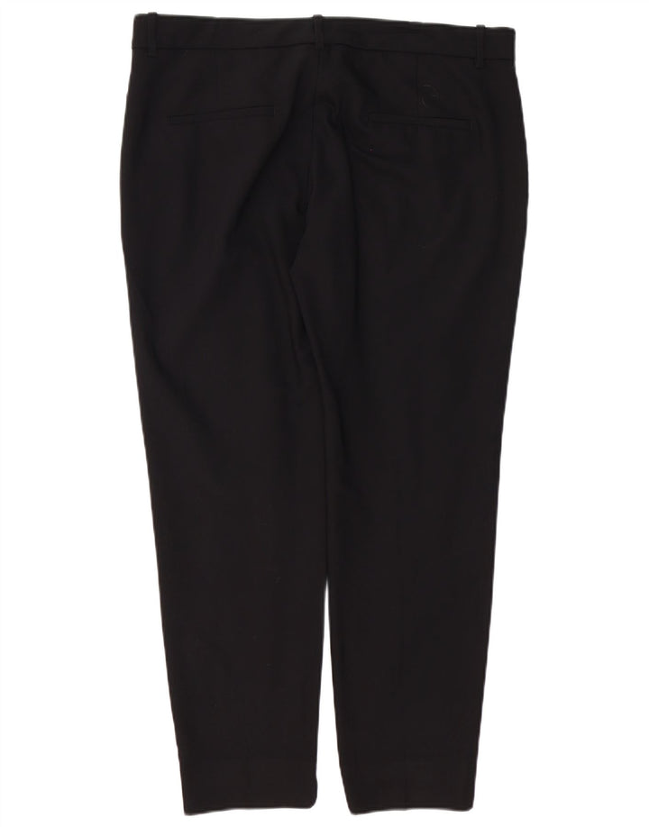 Pantalon Chino Slim Femme Zara XL W32 L26 Noir Polyester