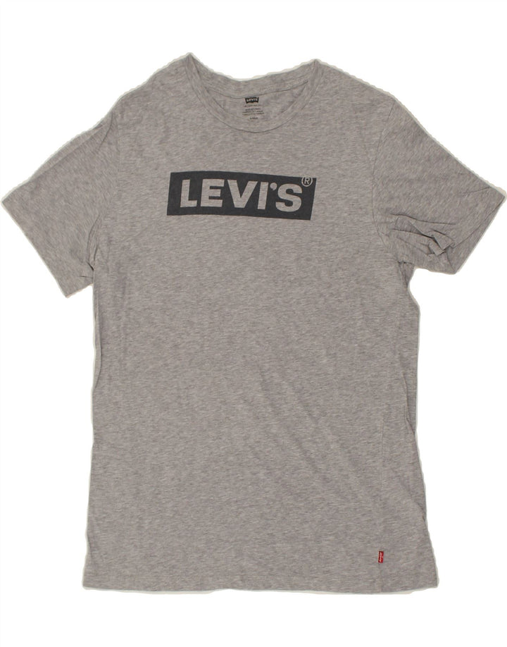 LEVI'S Mens Graphic T-Shirt Top Small Grey Cotton | Vintage Levi's | Thrift | Second-Hand Levi's | Used Clothing | Messina Hembry 