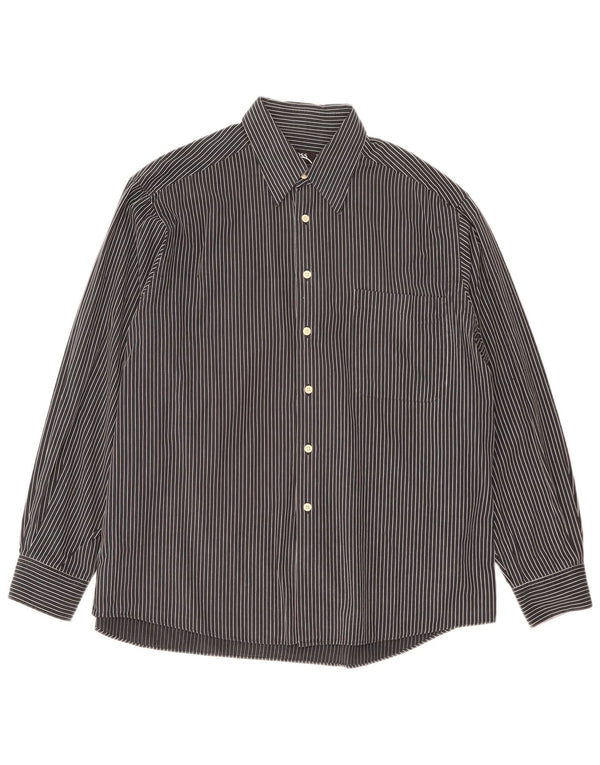 Hugo Boss Chemise Homme XL Bleu Marine Rayé