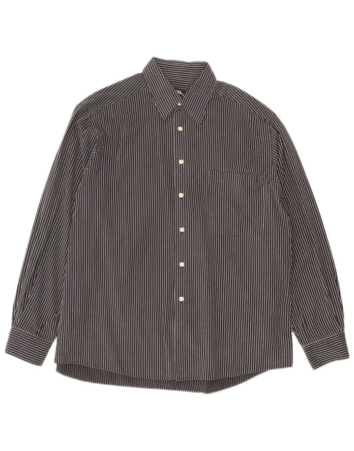 Hugo Boss Chemise Homme XL Bleu Marine Rayé