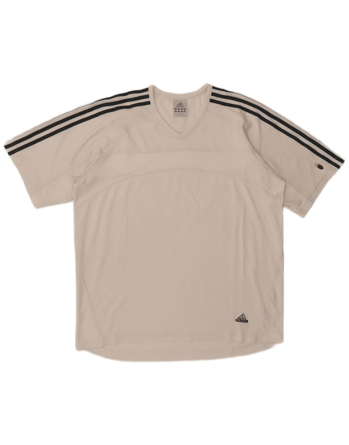 Adidas Hommes Climacool T-Shirt Top XL Blanc Polyester