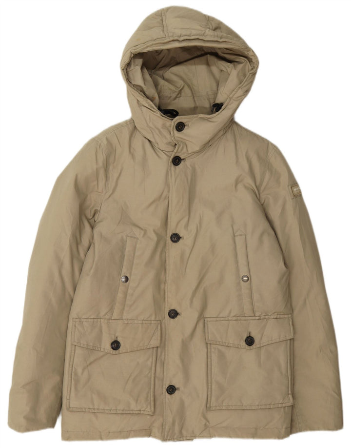 Woolrich Veste matelassée à capuche pour garçon 11-12 ans Beige Coton