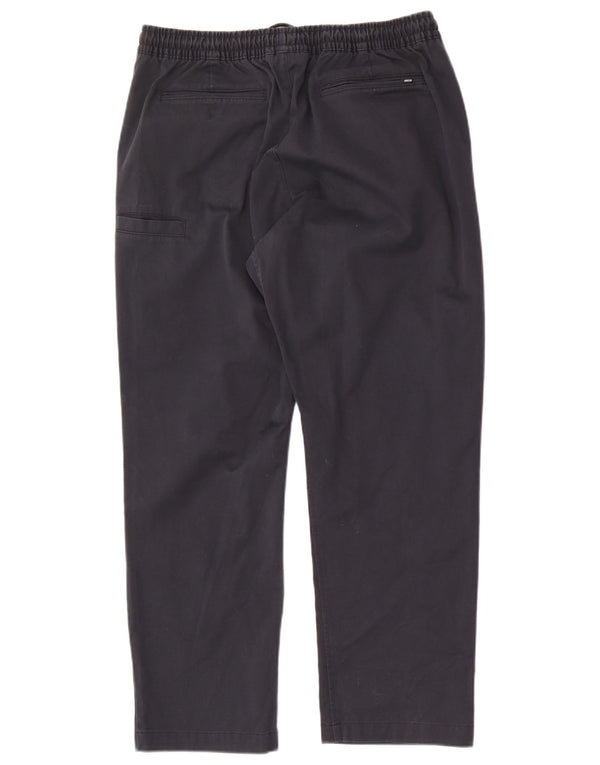 NIKE Pantalon chino droit Dri Fit pour homme Large W34 L28 Bleu marine Coton