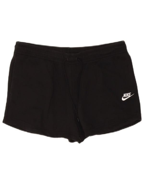 Nike Short de sport pour femme UK 14 Large Noir Coton Sports