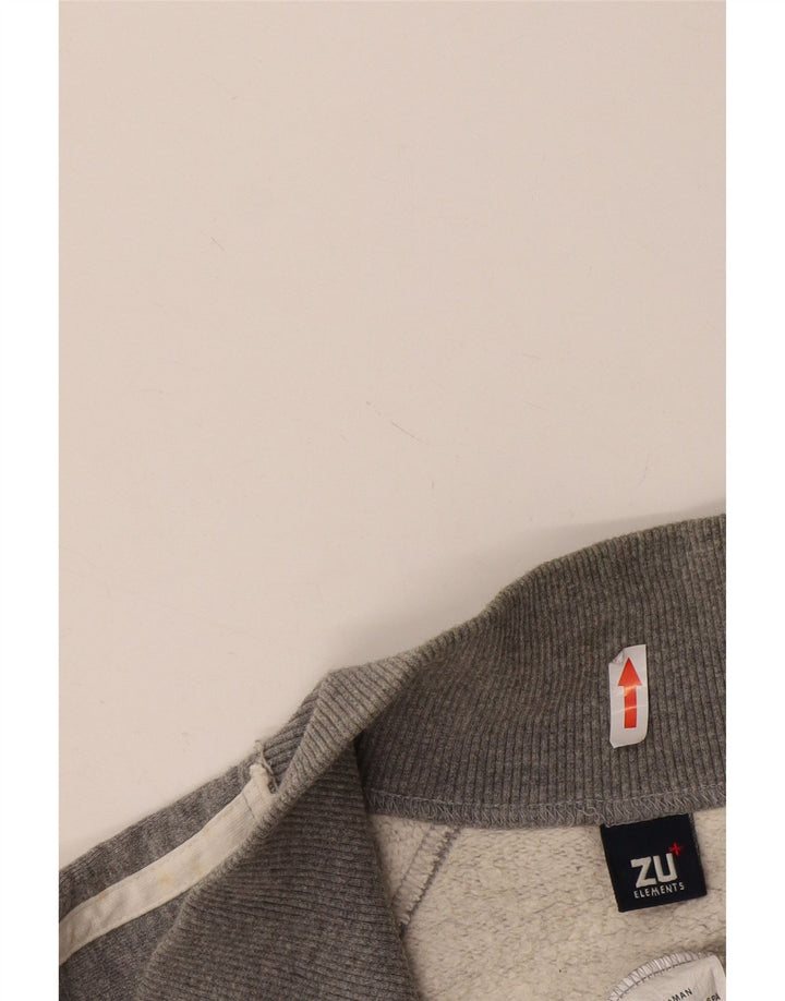 Zu Elements Veste de survêtement graphique pour homme 2XL Gris Coton Sports