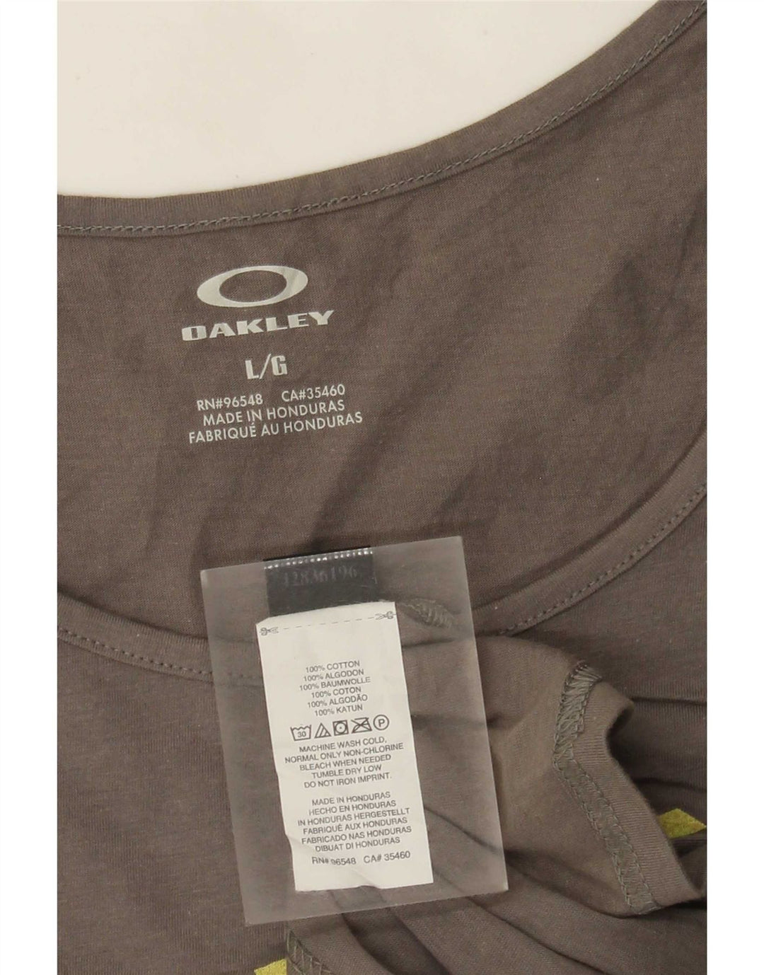 Oakley Débardeur Graphique Homme Large Gris Coton