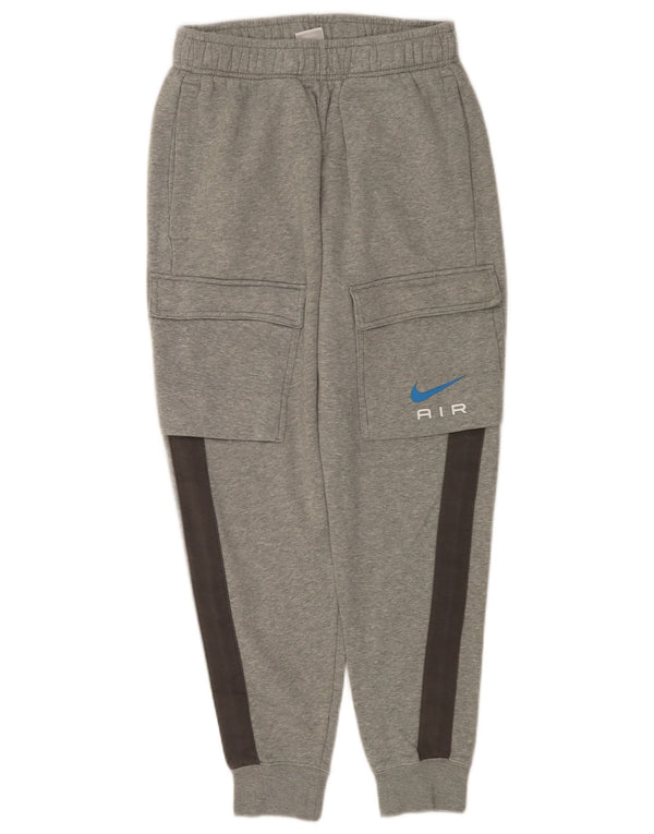 Nike Pantalon de survêtement cargo pour homme Taille S en coton color block Gris