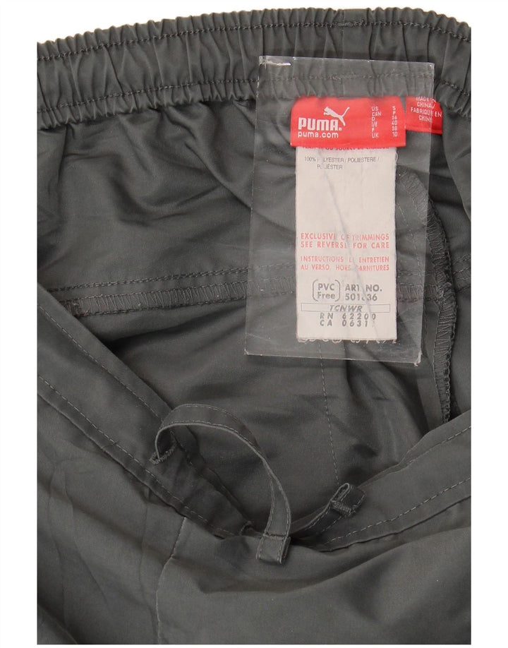 Puma Pantalon de survêtement pour femme Joggers UK 10 Small Gris Polyester