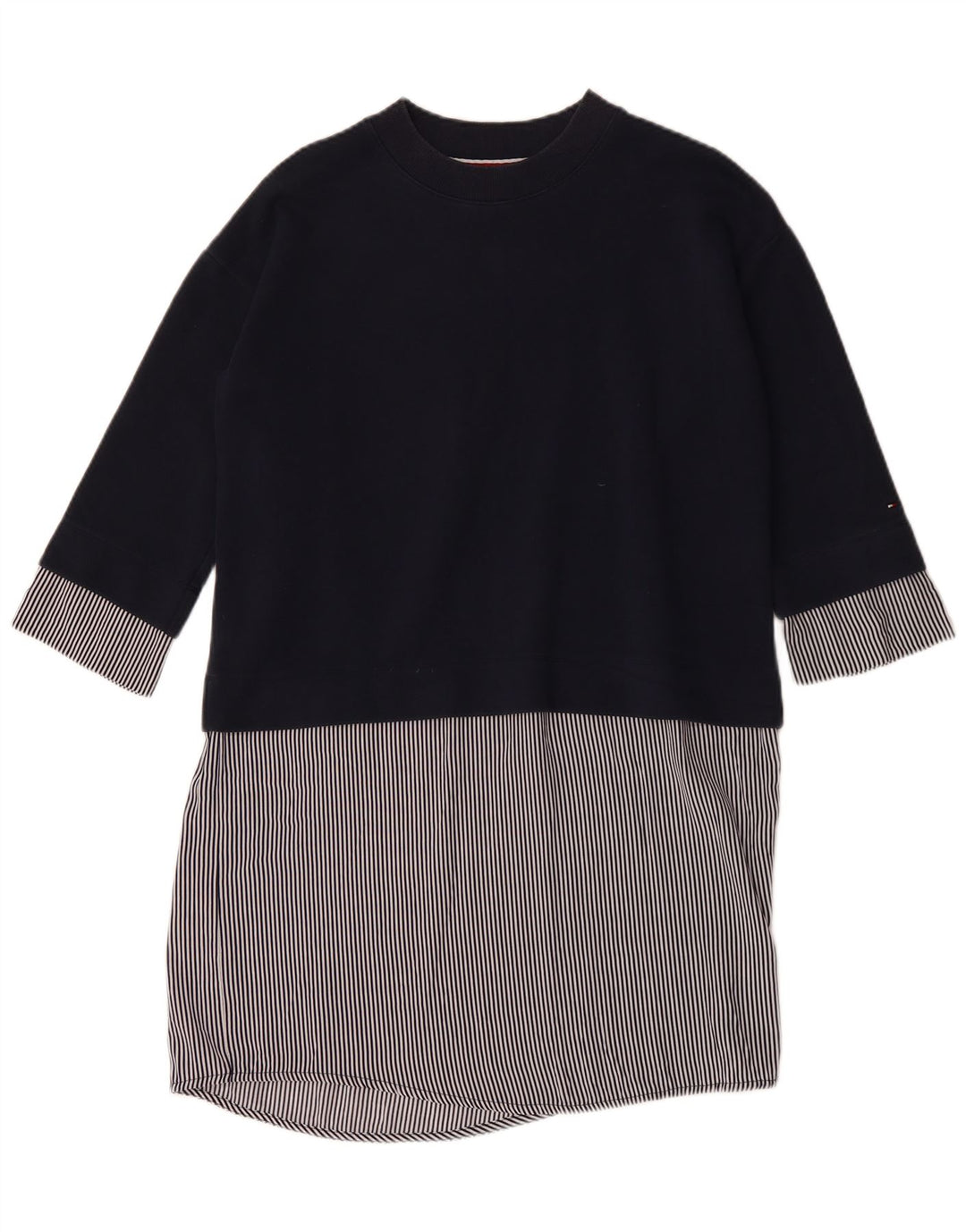 TOMMY HILFIGER Robe droite pour femme UK 14 Bleu marine moyen Colourblock