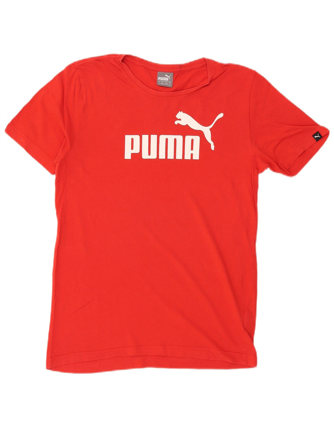 Puma T-Shirt Graphique Homme Petit Rouge Coton