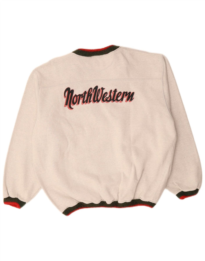 North Western Cardigan graphique pour homme XL Gris