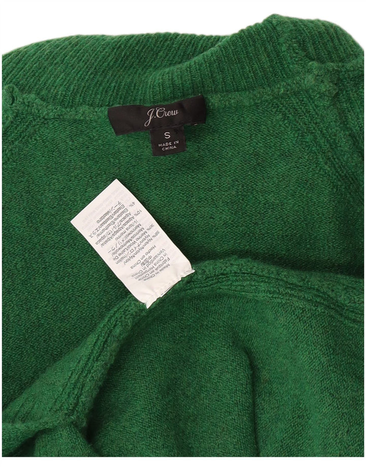 J. Crew Pull surdimensionné à col roulé pour femme UK 10 Petit nylon vert