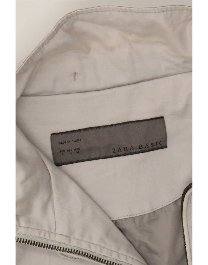 Zara Veste utilitaire pour femme UK 14 Large Beige