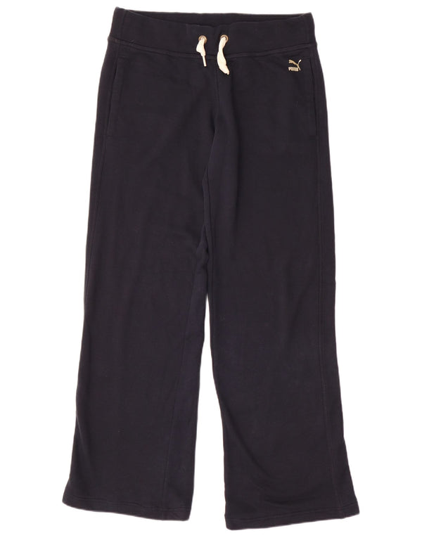 Puma Pantalon de survêtement large pour femme UK 18 XL Bleu marine Coton