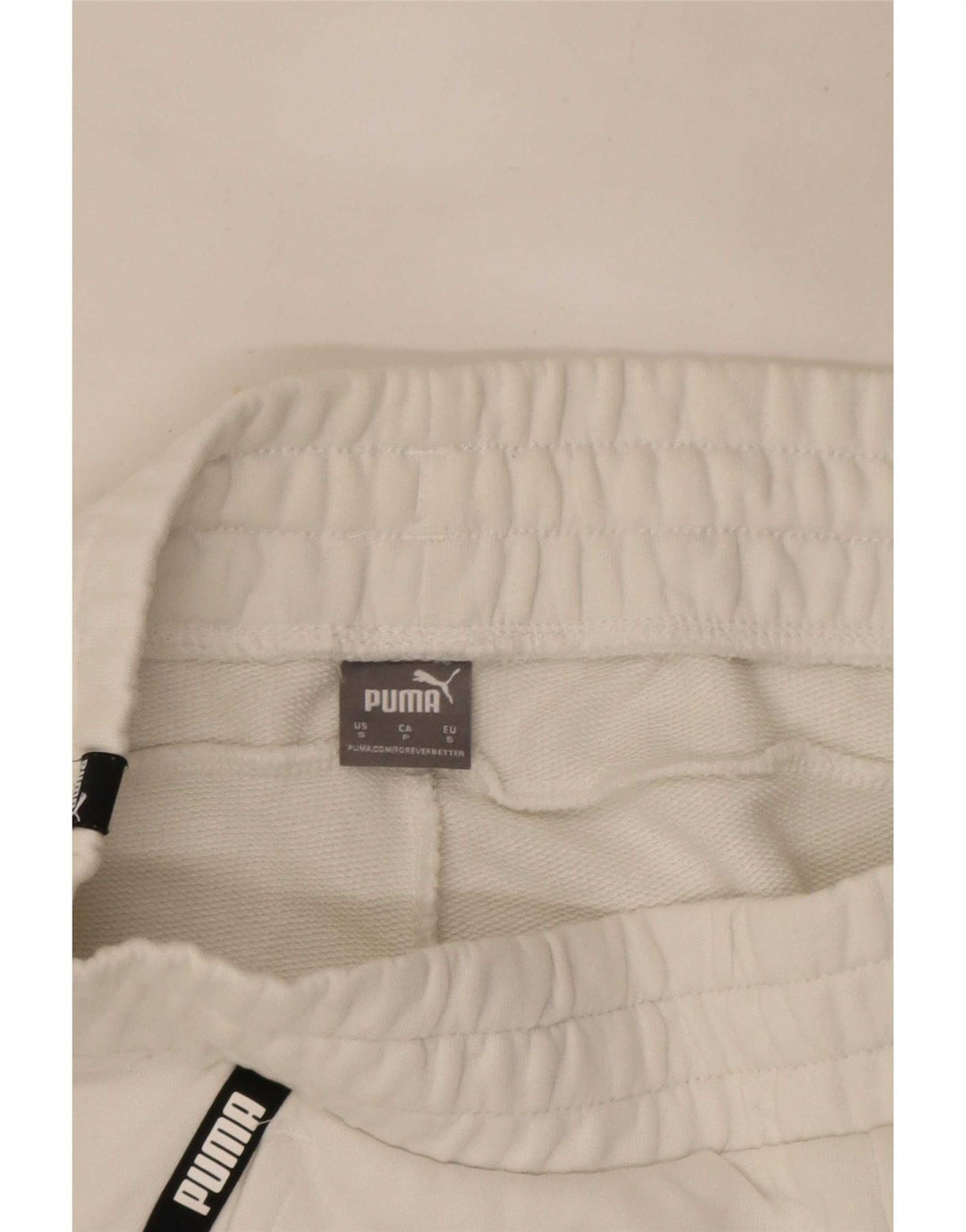 Puma Short de sport graphique pour femme UK 10 Small Blanc