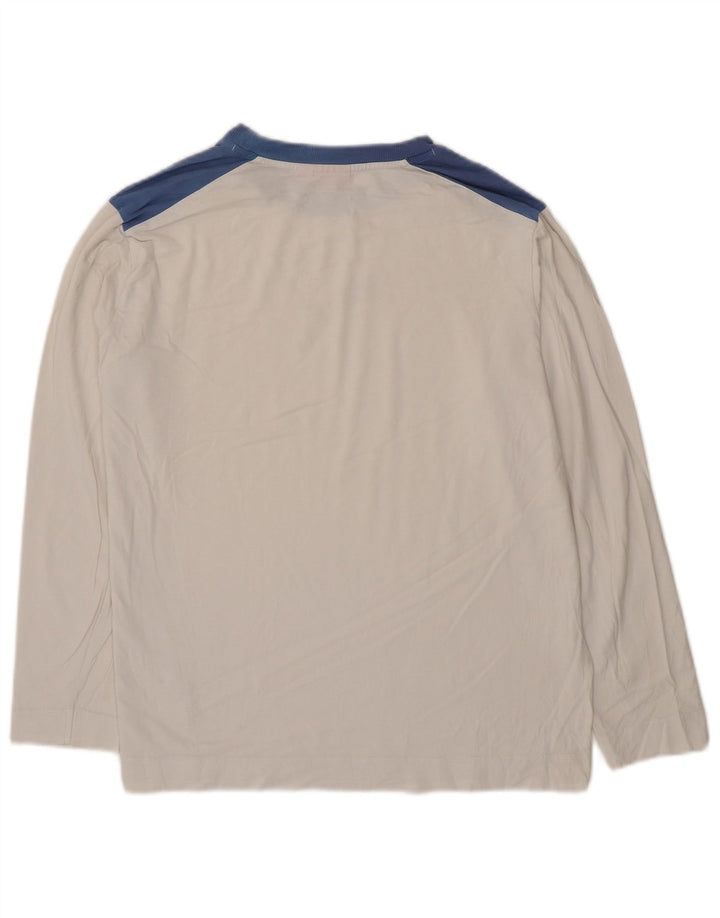Puma Haut Graphique à Manches Longues Homme Blanc Small Colorblock