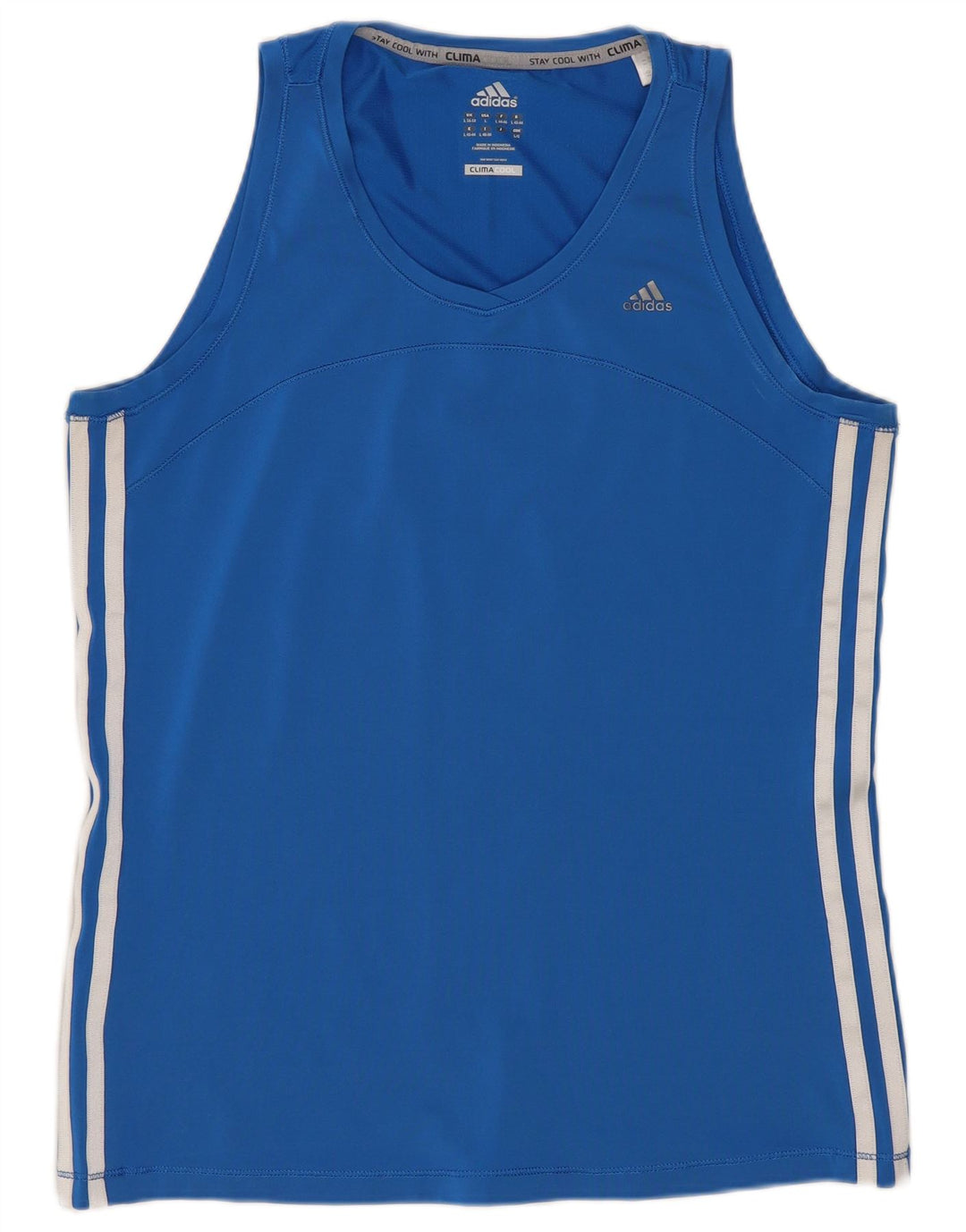 Adidas Femmes Climacool Débardeur UK 16/18 Grand Bleu Polyester