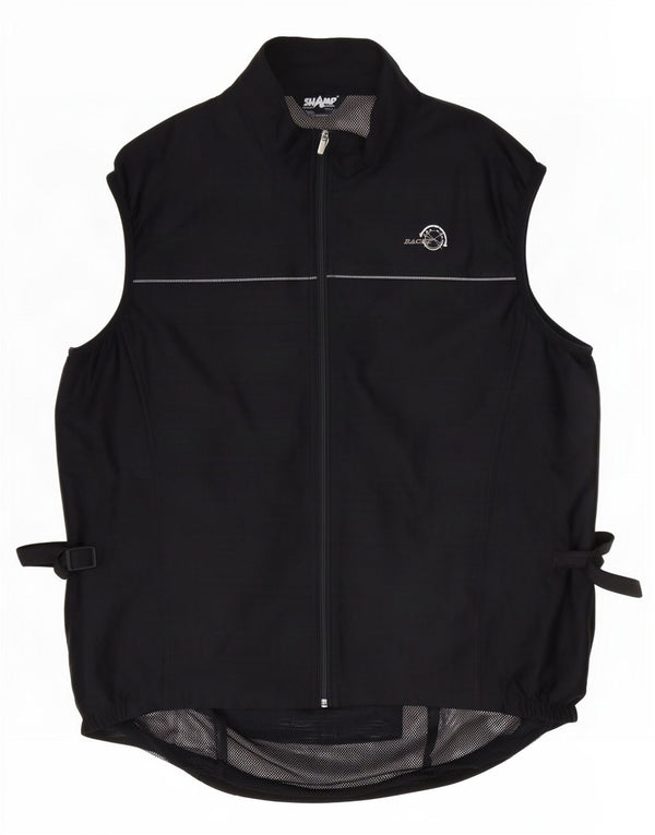 Shamp Gilet Racer Homme UK 40 Large Noir Polyester