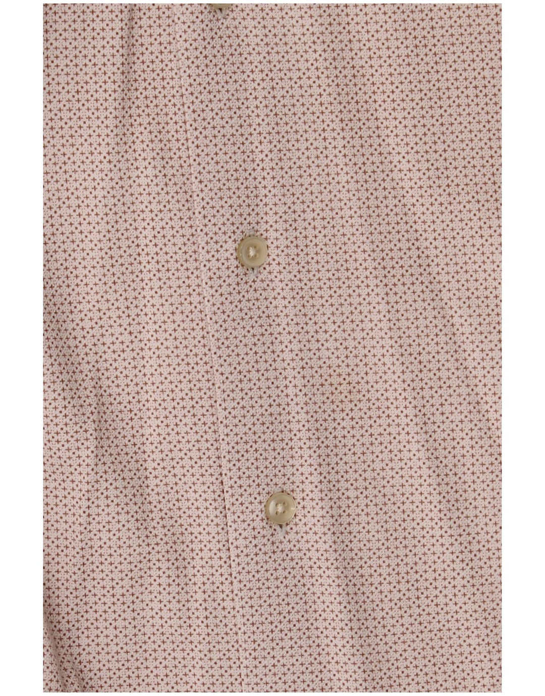 Tommy Hilfiger Chemise Regular Fit Homme Blanc Cassé Géométrique Coton