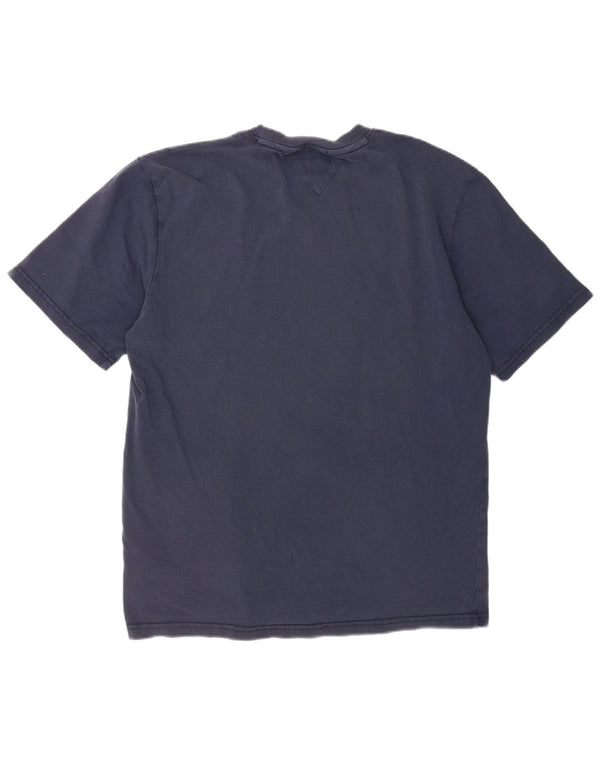 Tommy Hilfiger T-shirt coupe classique pour homme, grand, bleu marine, coton