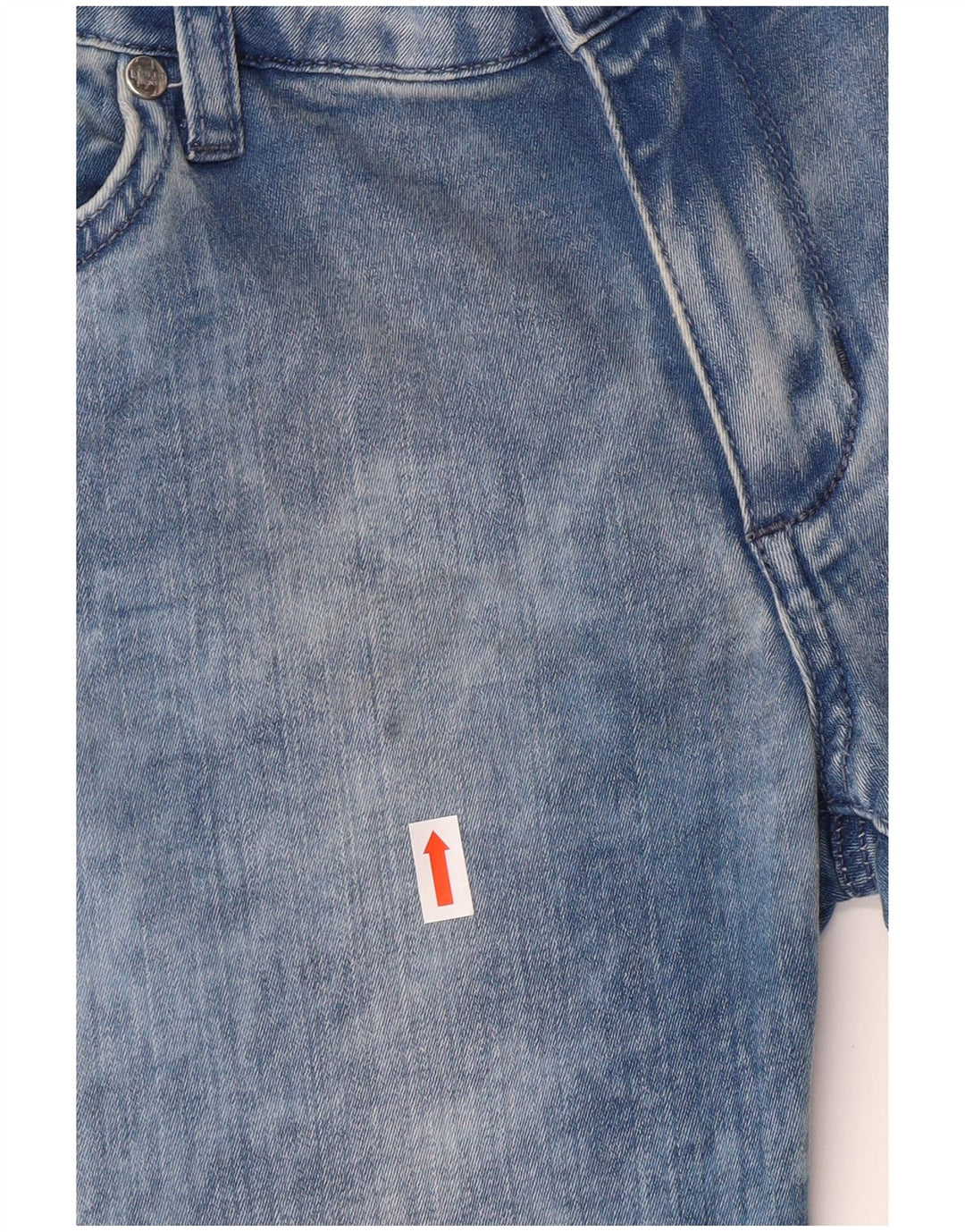 Liu Jo Jean slim délavé à l'acide pour femme W30 L25 Bleu coton