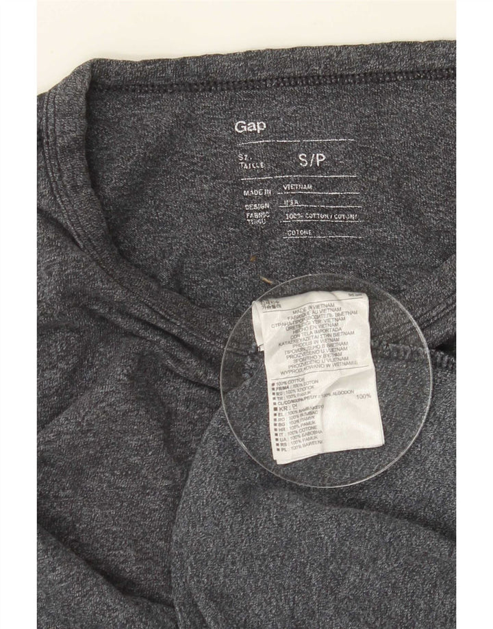 Gap Haut Homme Manches Longues Petit Gris Moucheté Coton
