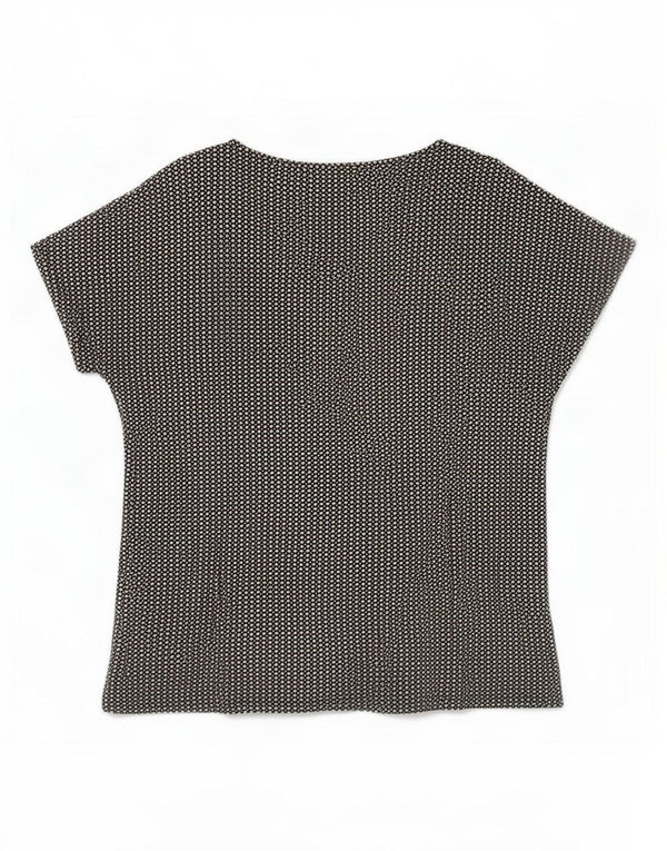 Marks & Spencer Chemisier pour femme UK 44 Large Viscose à pois noirs