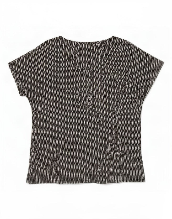 Marks & Spencer Chemisier pour femme UK 44 Large Viscose à pois noirs