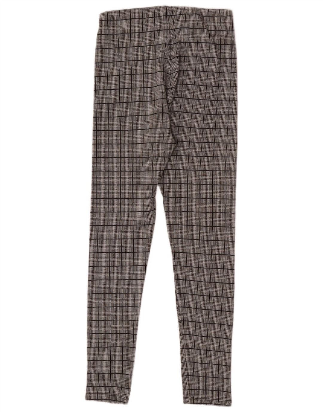 Zara Femme Legging Gris Moyen Carreaux
