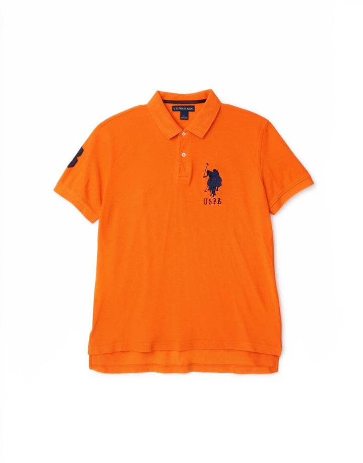 U.S. Polo Assn. Chemise Homme Large Coton Orange