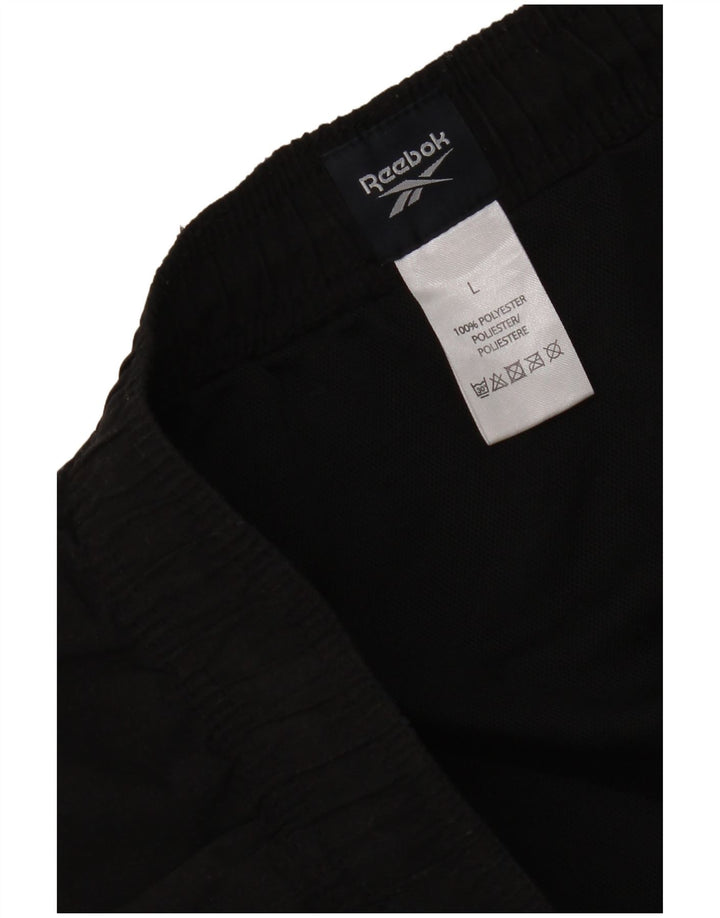 Reebok Short de sport pour femme UK 16 Large Noir Polyester