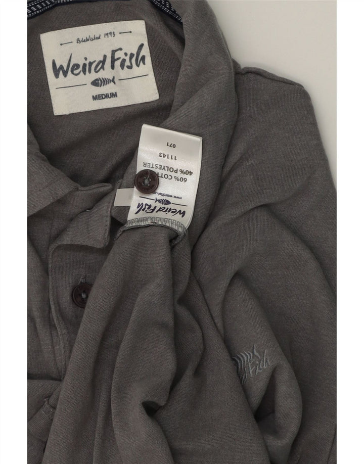 Weird Fish Polo Homme Gris Moyen Coton