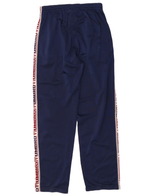 Umbro Pantalon de Survêtement Graphique Homme Petit Bleu Marine Colorblock Polyester