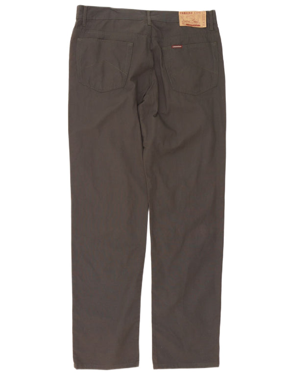 Carrera Pantalon décontracté droit W38 L34 Gris Coton