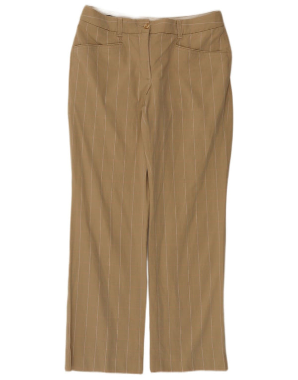 Tommy Hilfiger Womens Golf Casual Trousers Medium W28 L28 Beige Pinstripe