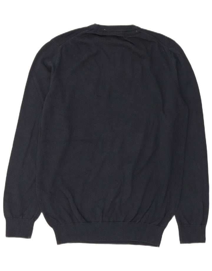 Barbour Pull ras du cou pour homme en coton bleu marine moyen