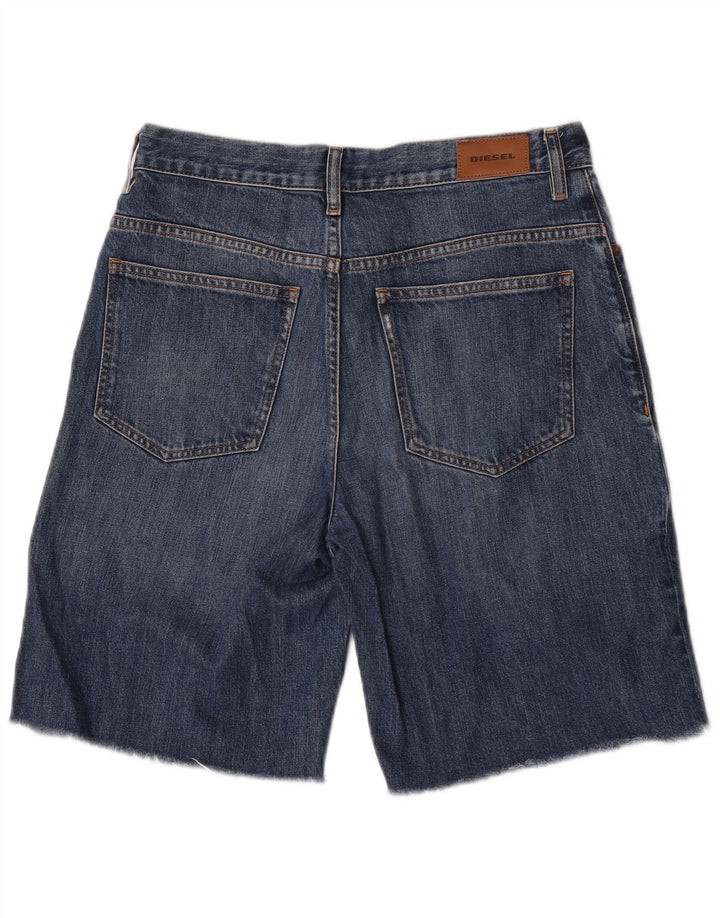 Diesel Short en jean large W29 pour homme en coton bleu moyen