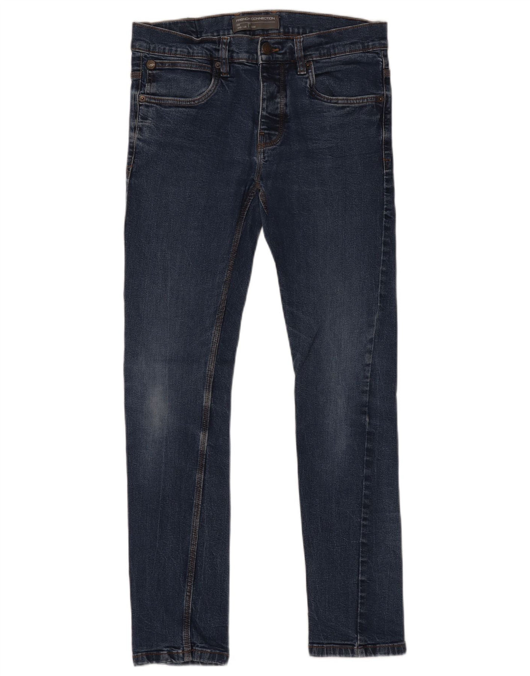 FRENCH CONNECTION Jean Slim Femme W32 L32 Bleu Coton