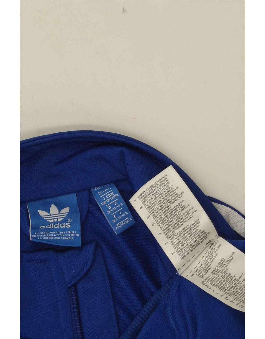 Veste de survêtement Adidas Graphic Garçon 13-14 ans Bleu Polyester