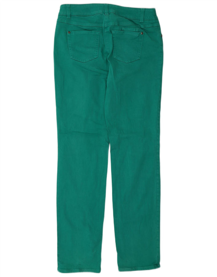 Roxy Jeans Slim Femme UK 14 Large W30 L30 Vert Coton